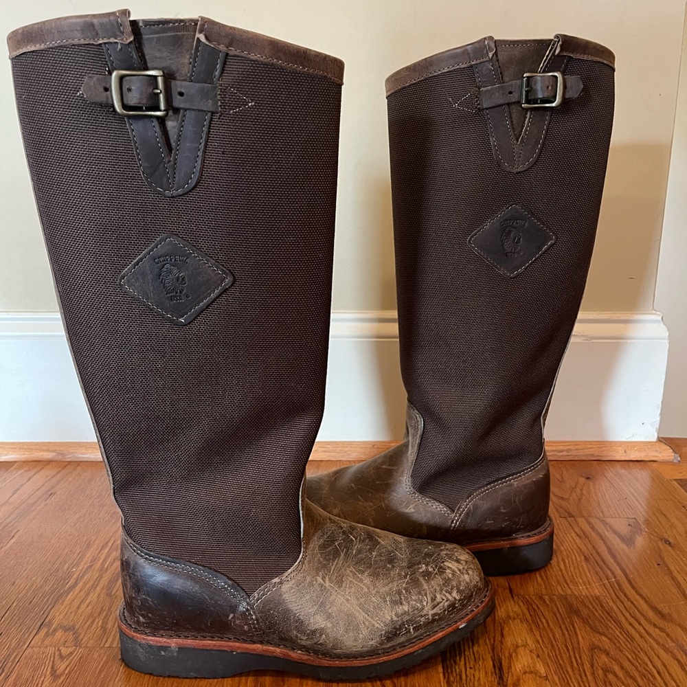 Chippewa Snake Boots Yarrow Olive Green‎ – Size 9.5